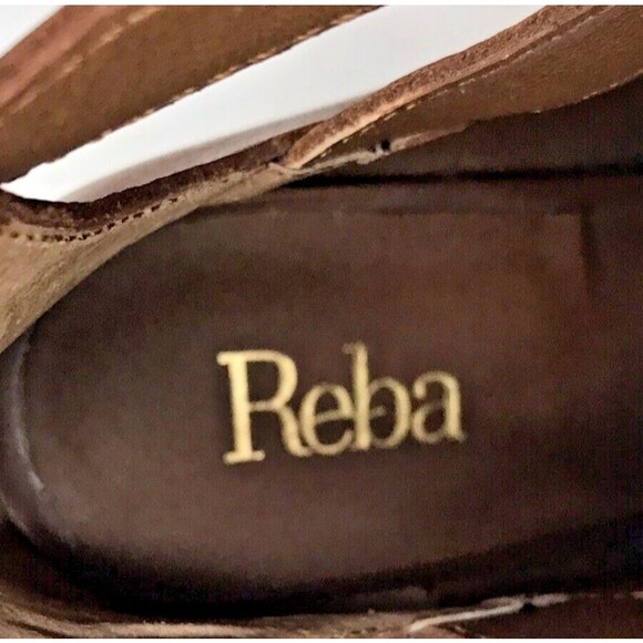 Reba KC Brown Leather Shooties Boots Women's 7.5M Ankle Booties Western Shoes - Picture 11 of 12